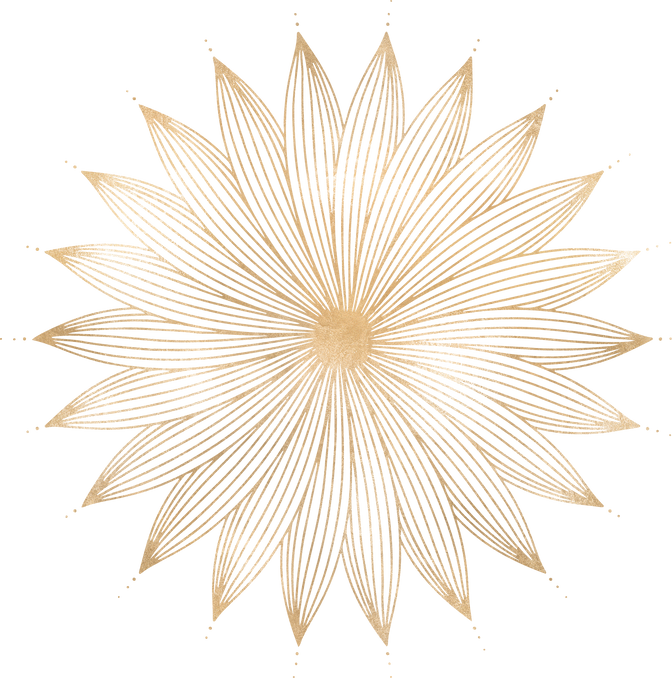Celestial gold mandala