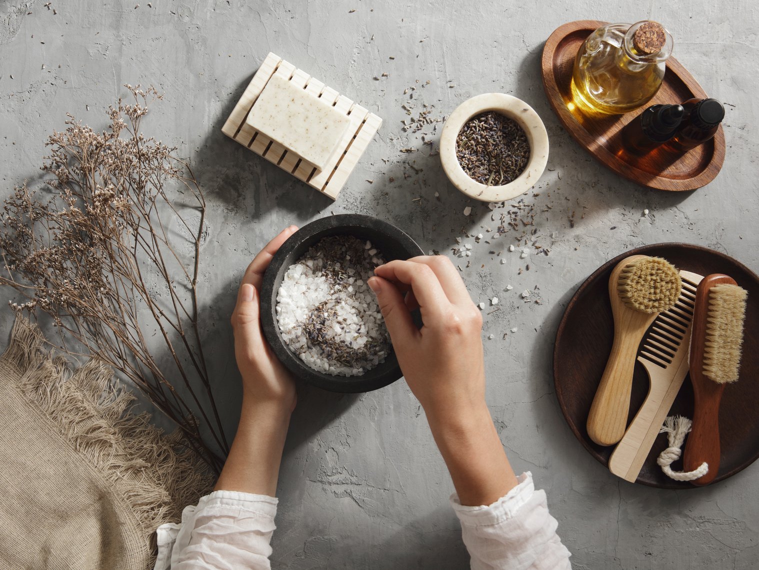 DIY bath salt
